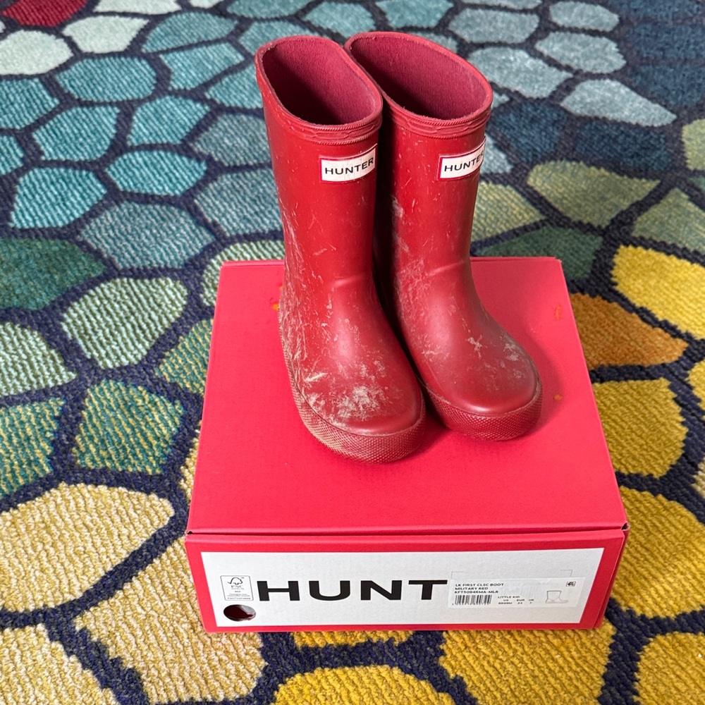 Hunter Classic Red Boots